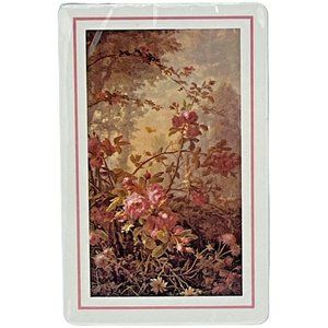 Vintage Graphica Playing Cards Flowers Roses Sealed Cellophane Sherbrooke Quebec